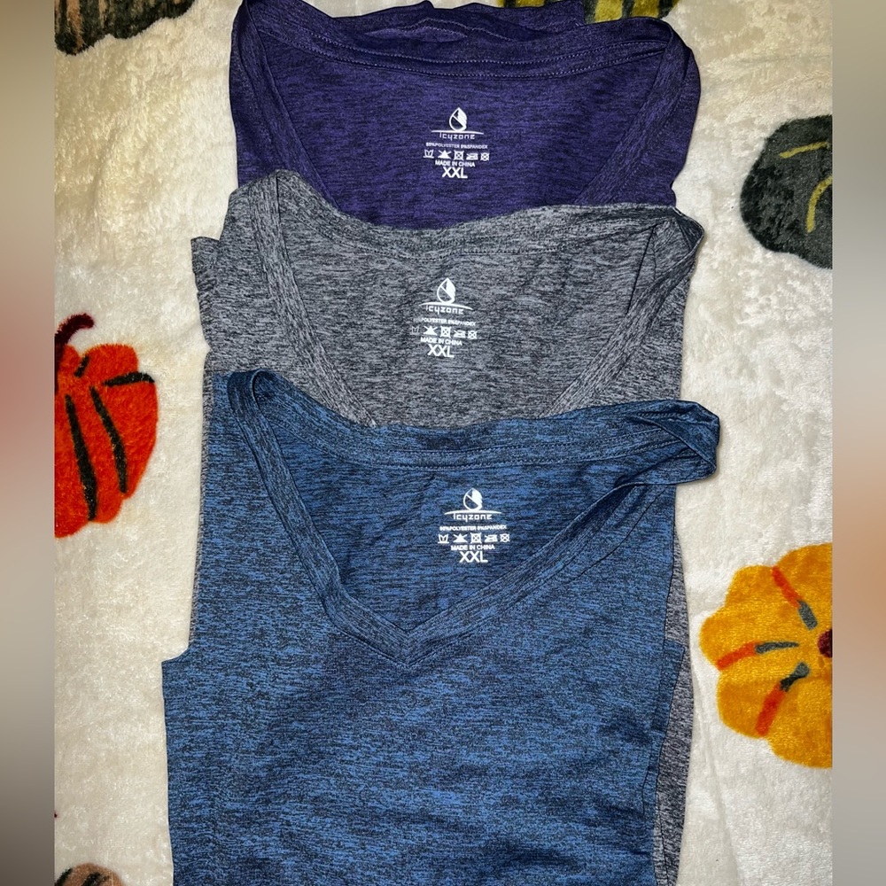 iCyzone Active Tees (3) XXL